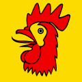 Flag of Les Genevez (JU)