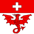 Fahne von Saas-Almagell